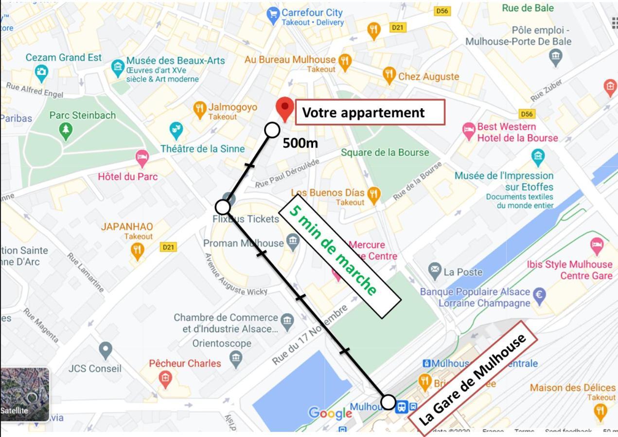 Appart Industriel A 5 Min A Pieds De La Gare Apartment Mulhouse Exterior photo